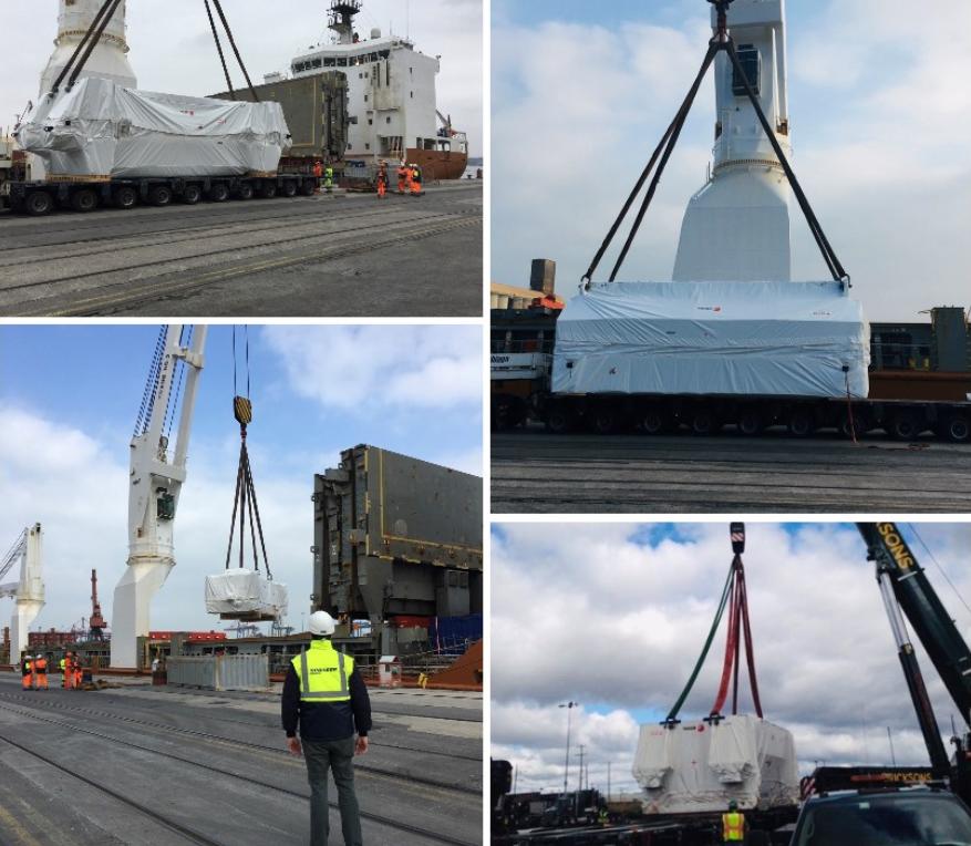 Industrial machinery handling